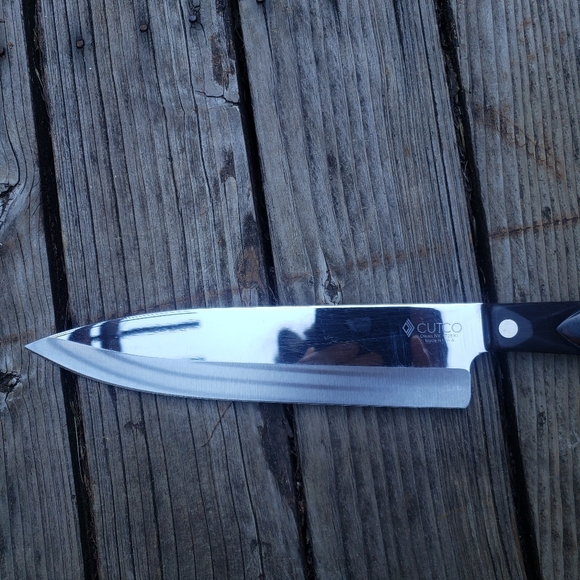 CUTCO 7-5/8" Petite Chef - Dark Brown Classic Handle - #1728 - Picture 5 of 12